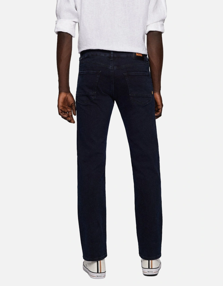 Boss Maine Regular Fit Jeans - Dark Ink Blue Stretch