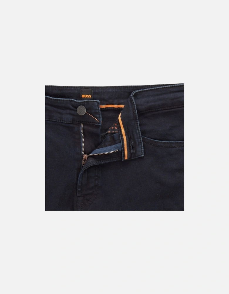 Boss Maine Regular Fit Jeans - Dark Ink Blue Stretch