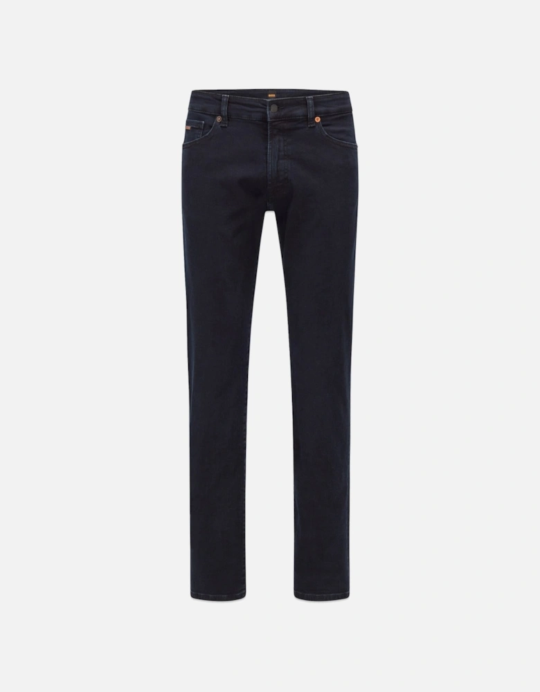 Boss Maine Regular Fit Jeans - Dark Ink Blue Stretch