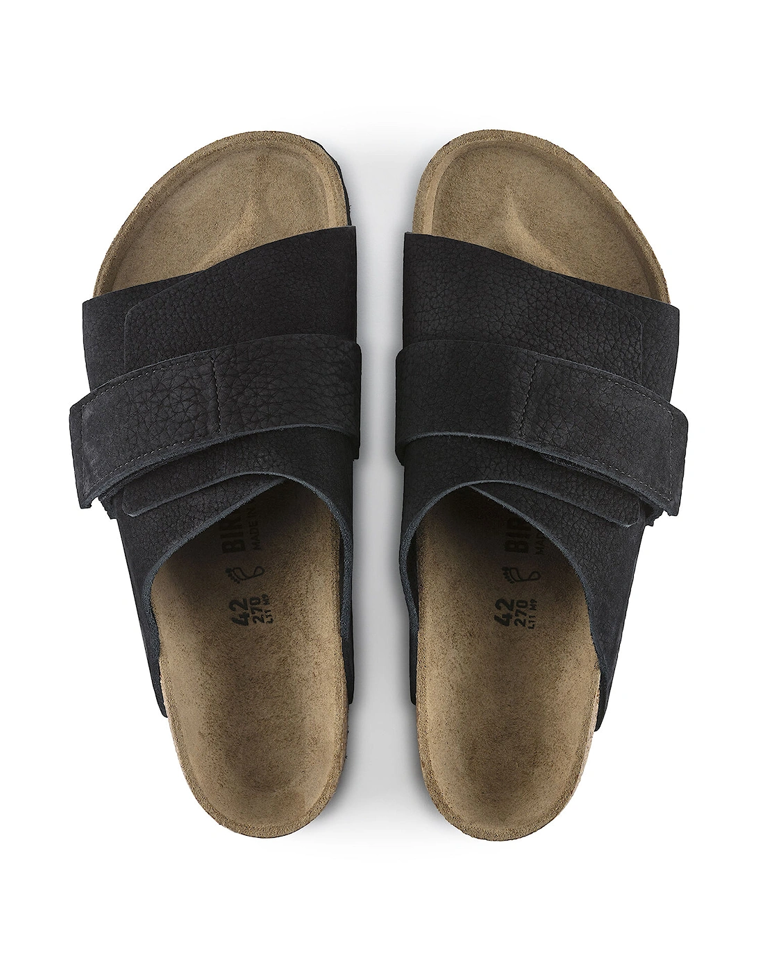 Kyoto Sandals - Desert Buck Black Nubuck