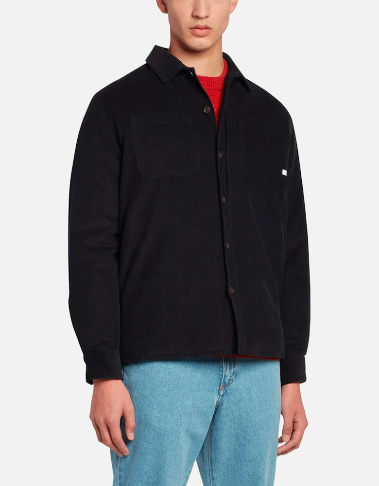 Hunter Quilted Corduroy Overshirt - True Navy