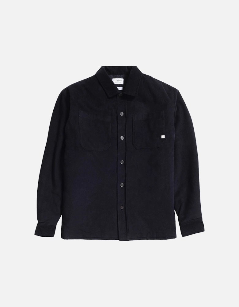 Hunter Quilted Corduroy Overshirt - True Navy