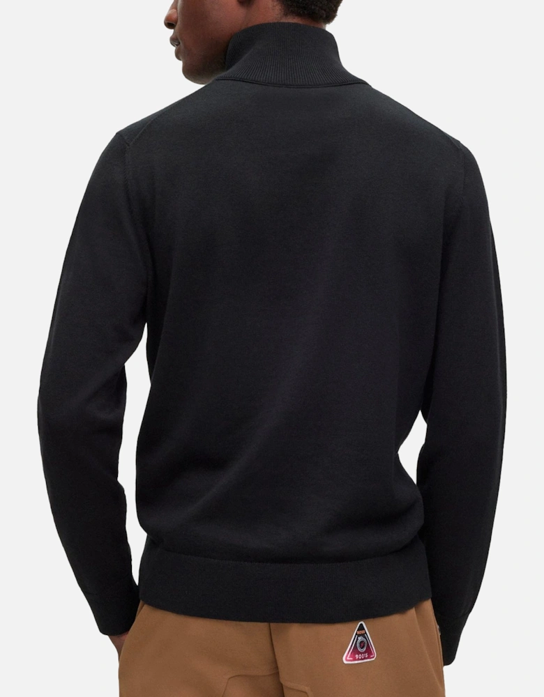 Boss Kanobix 1/4 Zip Knit - Black