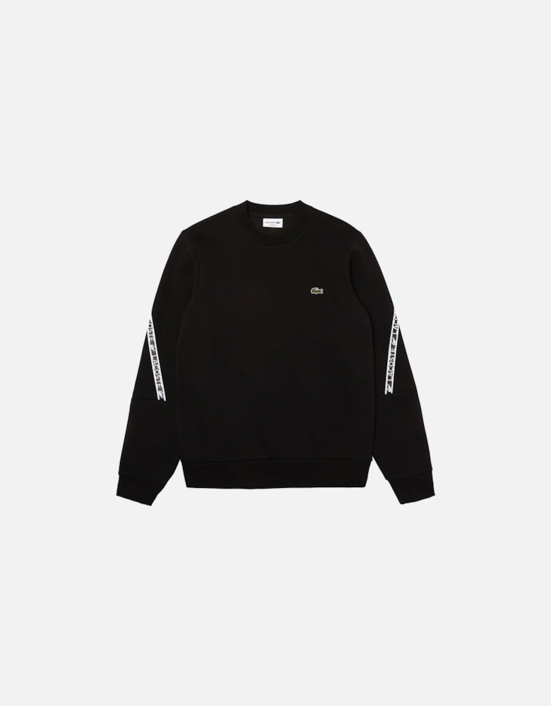 Tape Sleeve Crew Sweat SH9884 - Black