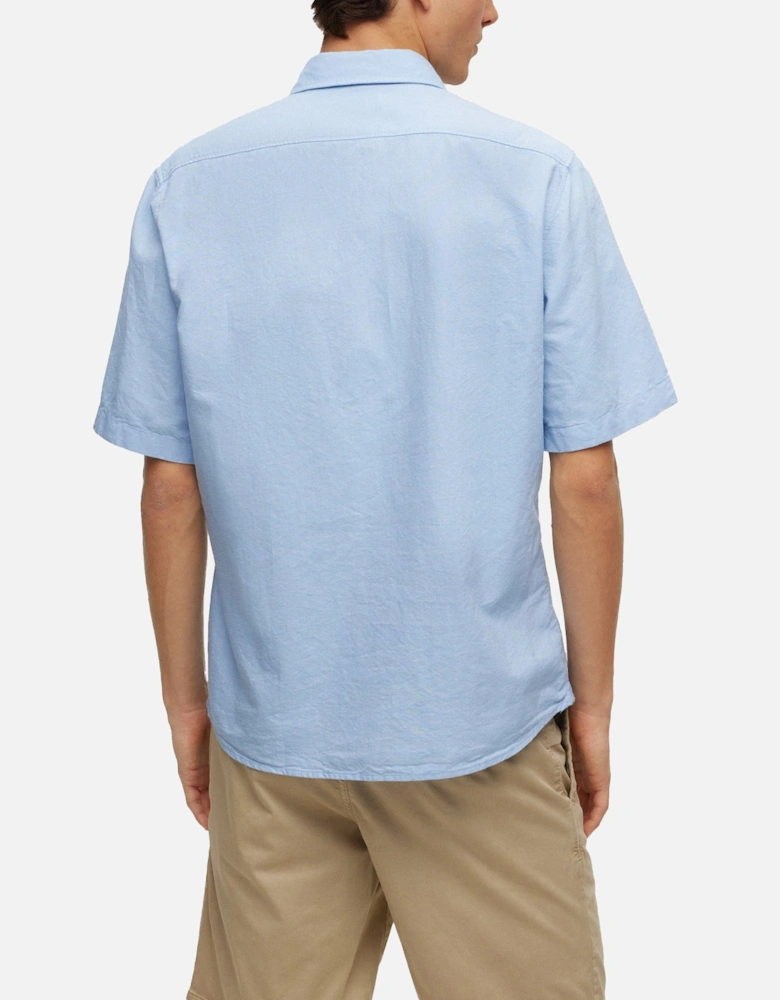 Boss Rash 2 Oxford Short Sleeve Shirt - Sky Blue