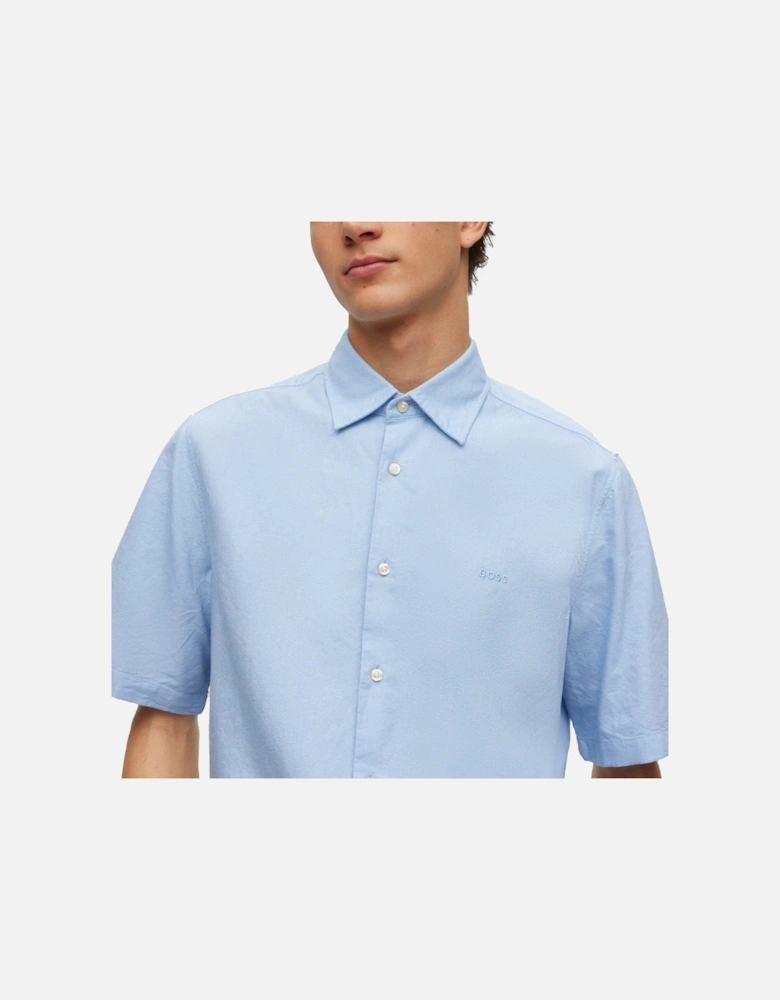 Boss Rash 2 Oxford Short Sleeve Shirt - Sky Blue