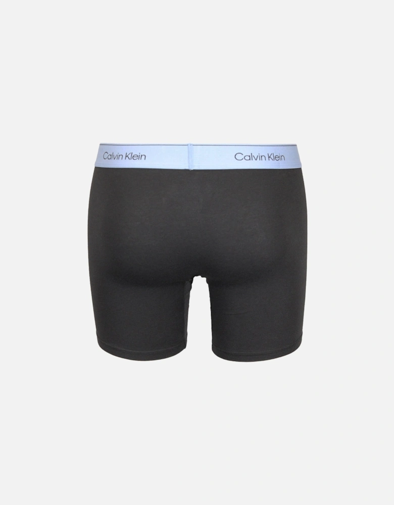 3-Pack Modern Cotton Boxer Briefs, Black