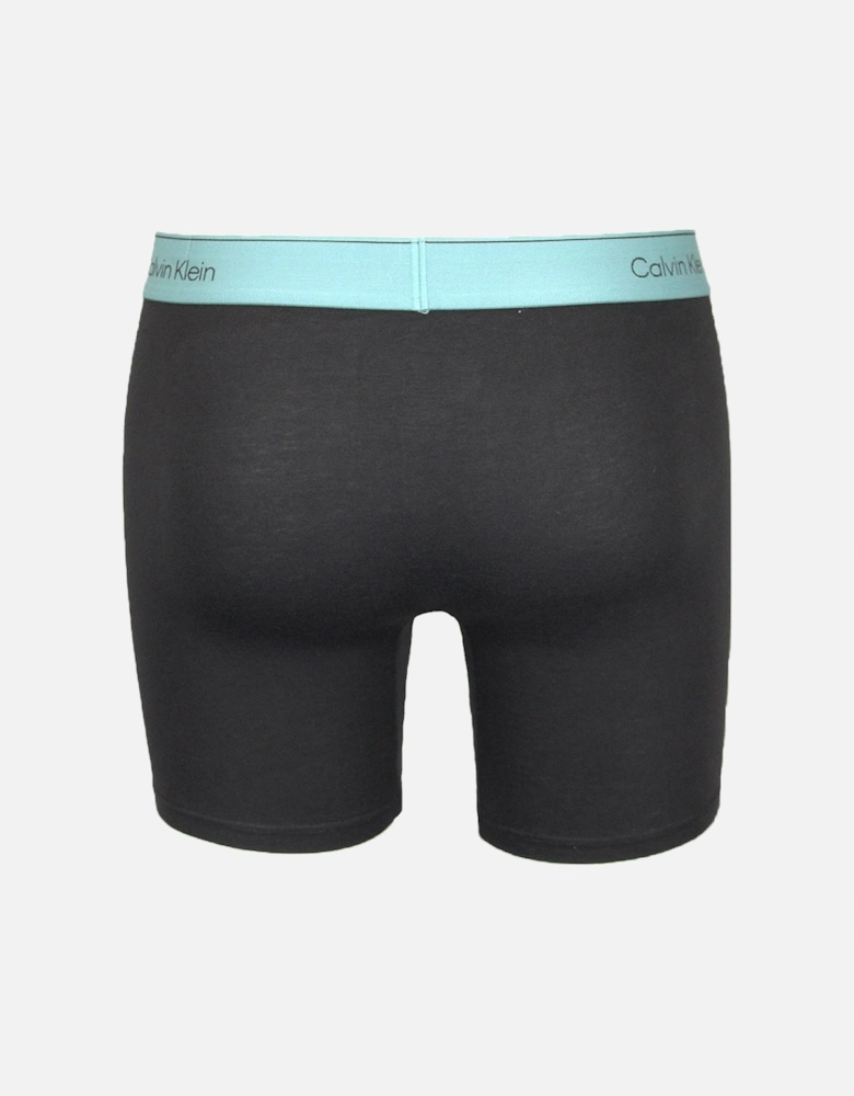 3-Pack Modern Cotton Boxer Briefs, Black
