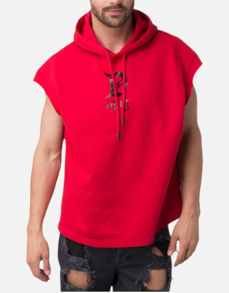 S DRIVE GR-QA Mens Sweatshirt Pullover Sleeveless Hoodie Sport Gym Wear