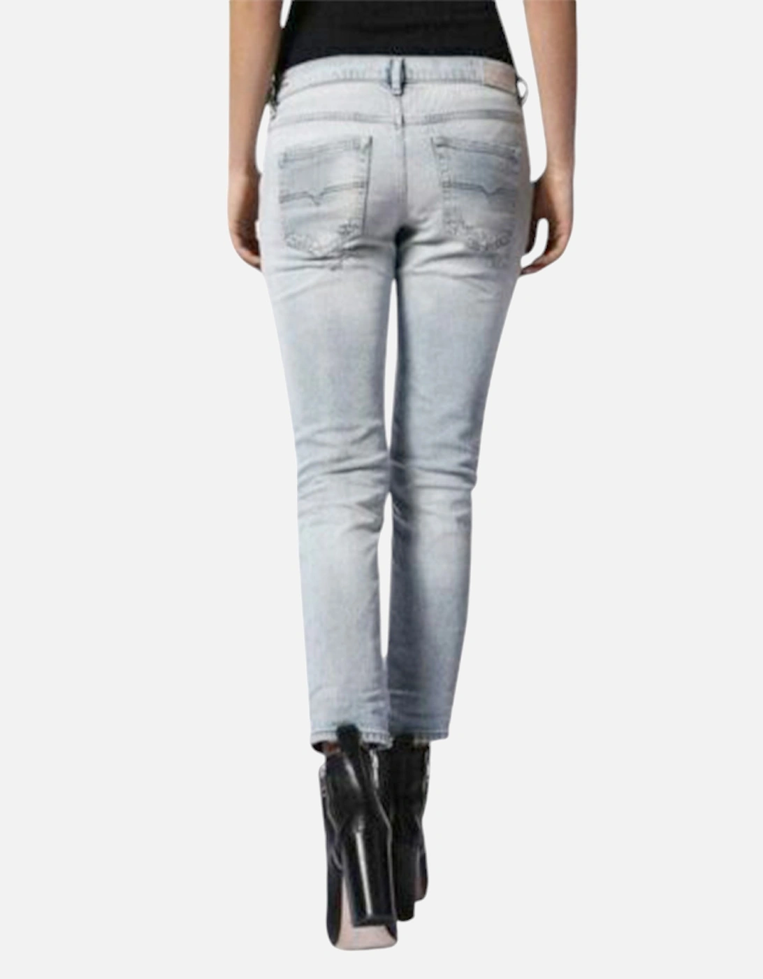 BELTHY 084DM Womens Denim Jeans Lyocell D.N.A Stretch Regular Slim