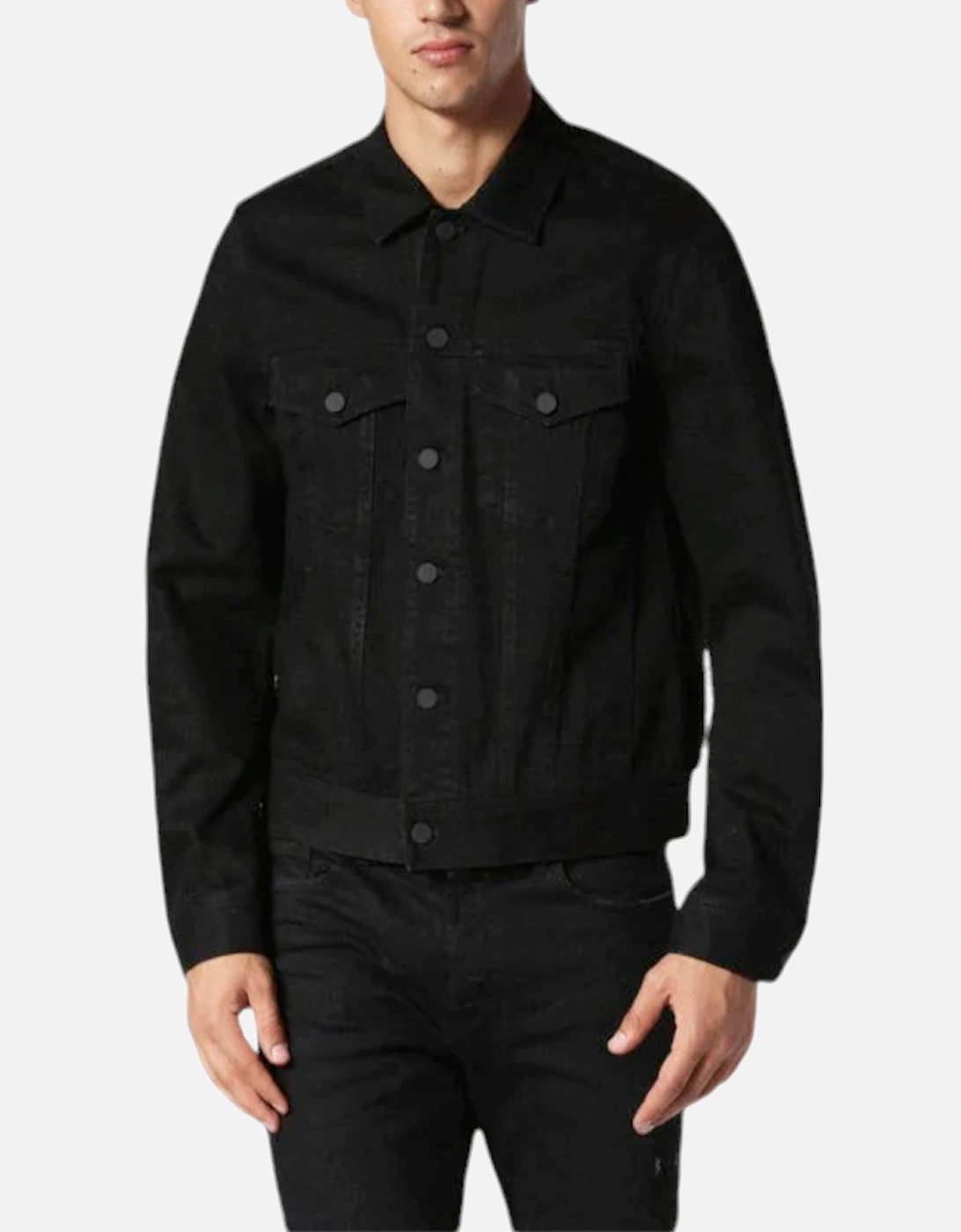 D-ASH FUR 0GAQF Mens Denim Jeans Jacket, 4 of 3