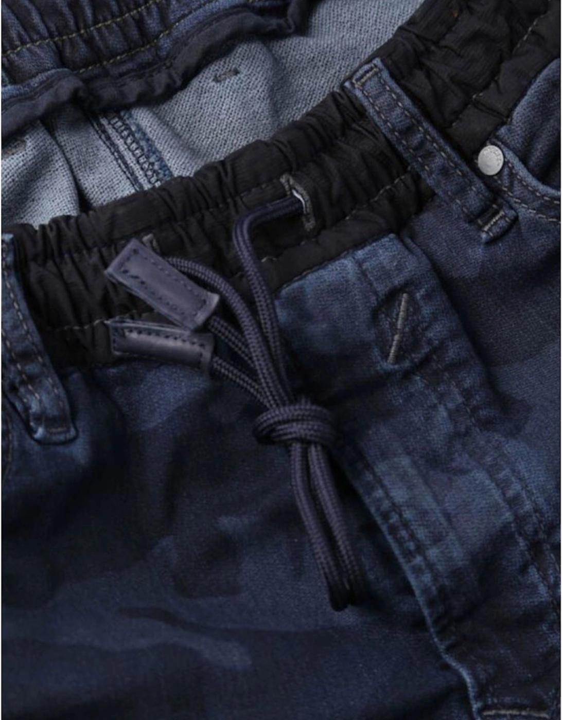 WAYKEE NE 0673S Mens Denim Sweat Jogg