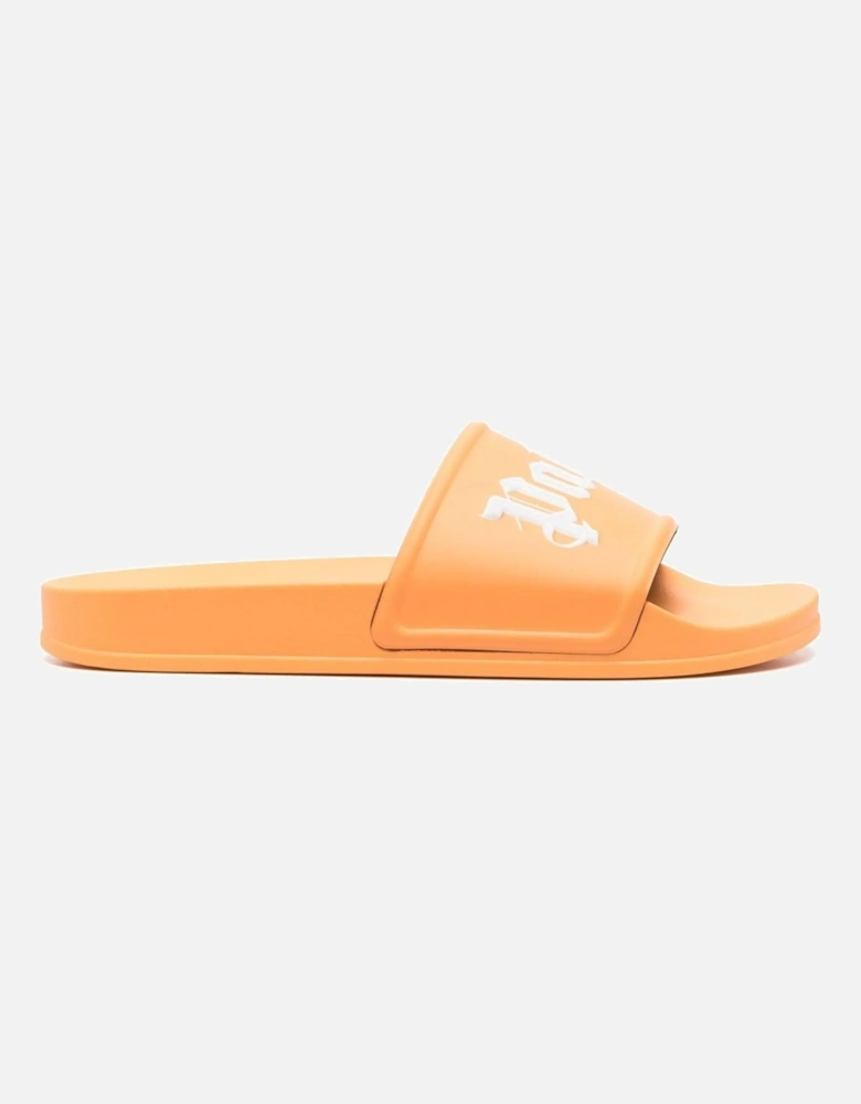 Logo Embossed Sliders in Orange