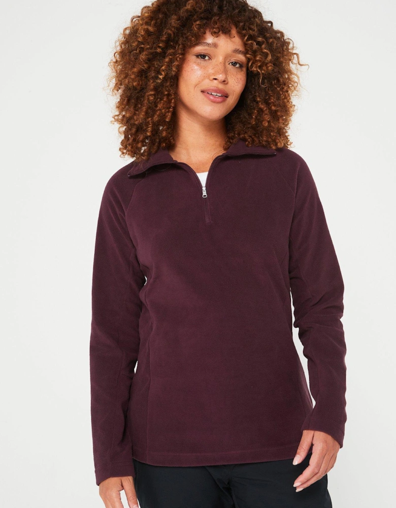 Women's Glacial 1/2 Zip Fleece - Purple