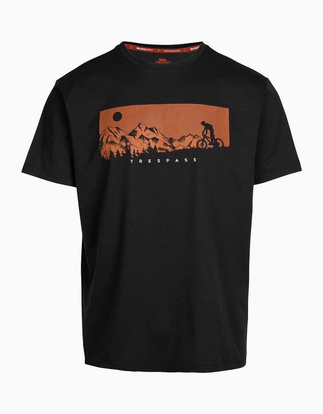 Trespass Men's Black Nellow Biker T-Shirt - Size: 38