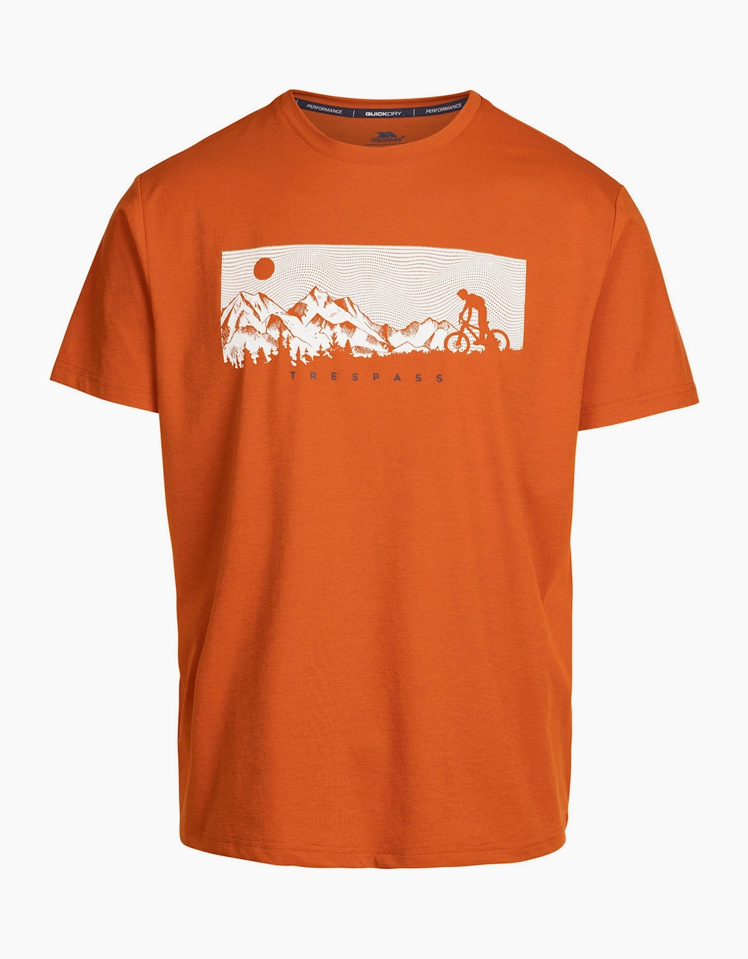 Trespass Men's Orange Nellow Biker T-Shirt - Size: 38