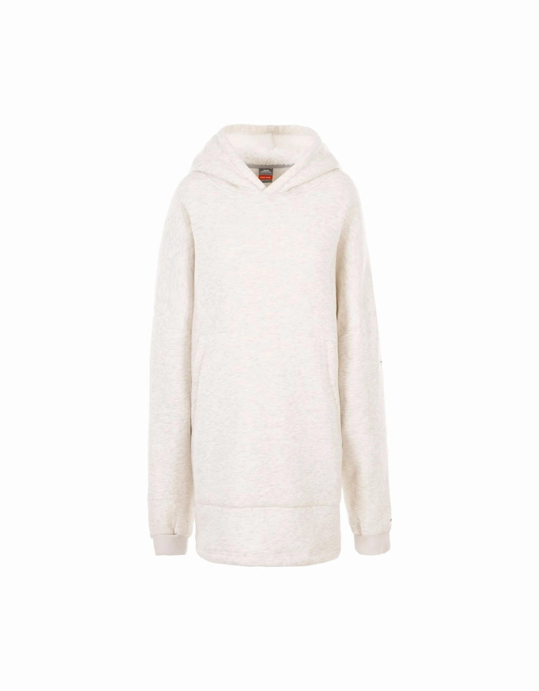 Trespass Men's White Unisex Cosy Marl Fleece Oversized Hoodie - Size: 54/56/46/48/50/52/30/42/44/34/36/38/40/32