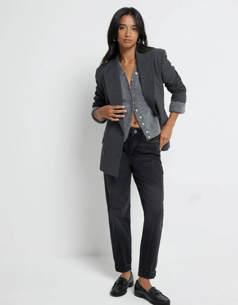 Sculpt Mom Jean - Black