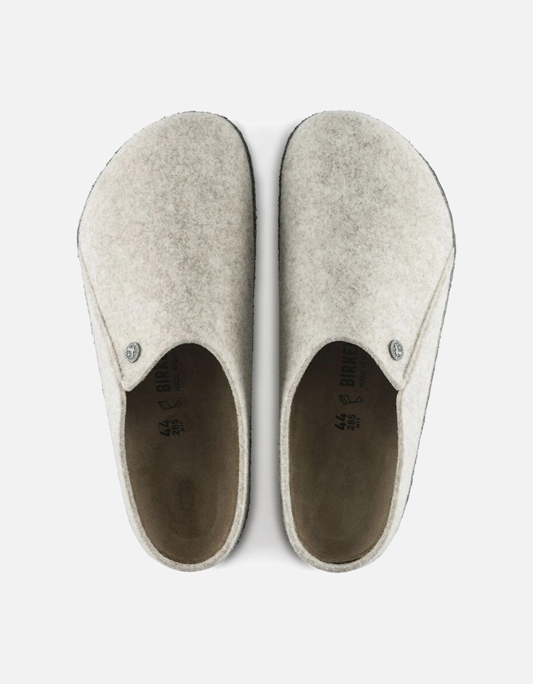 Zermatt Wool Felt Slipper Regular Fit Eggnog