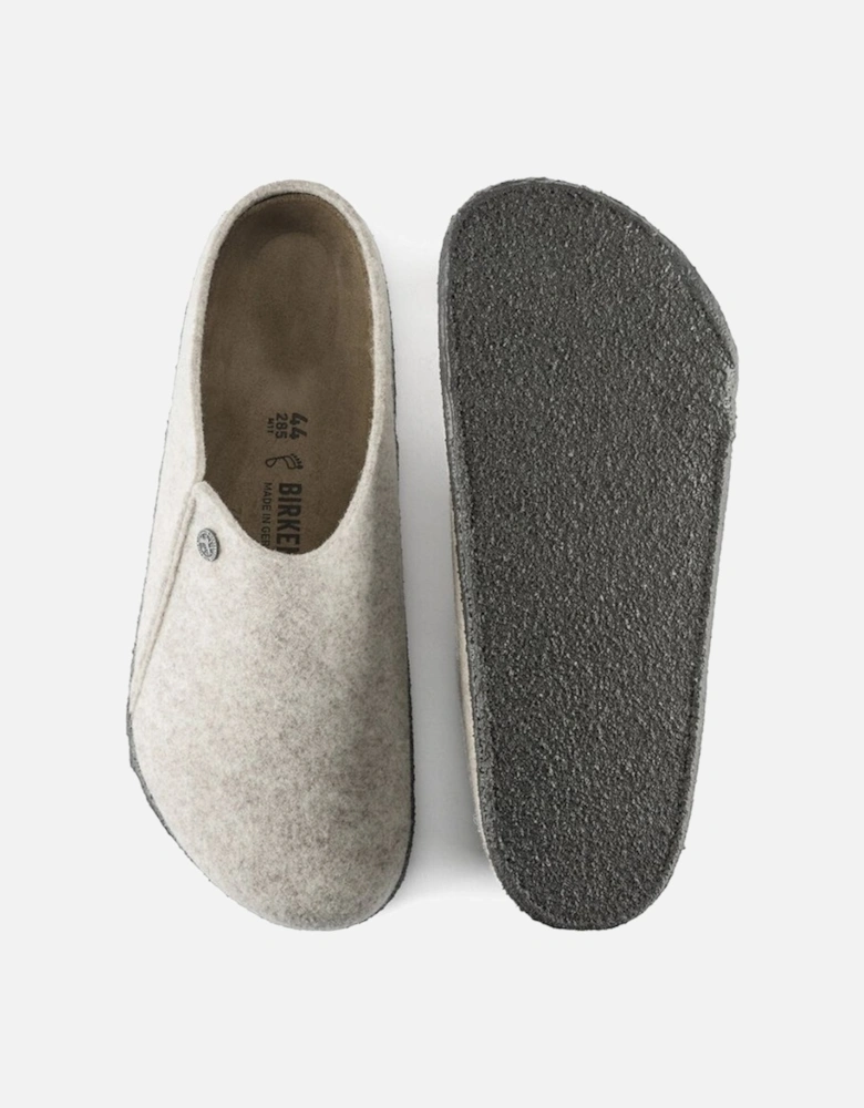 Zermatt Wool Felt Slipper Regular Fit Eggnog