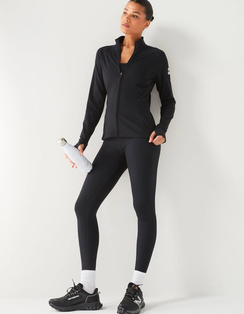 Women's Training Adaptive Zip Jacket - Black