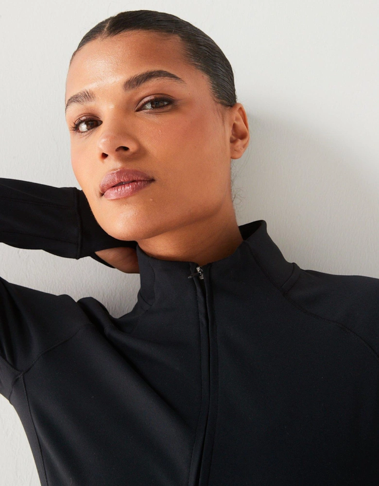Women's Training Adaptive Zip Jacket - Black