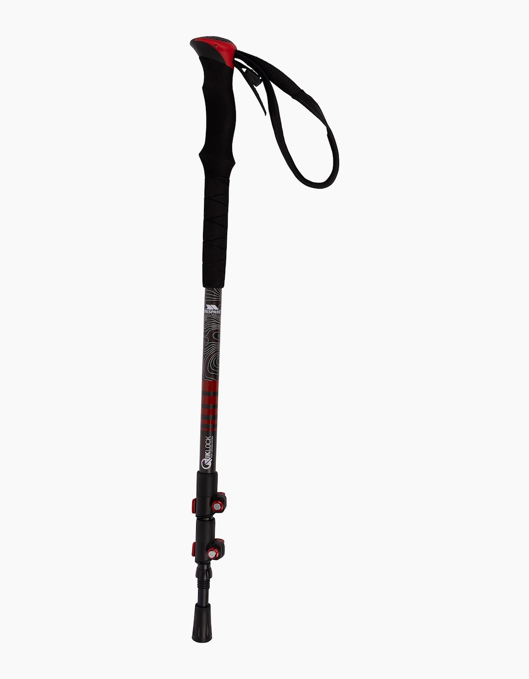 Trespass Unisex Black Sesto Carbon Trekking Pole - Size: One Size