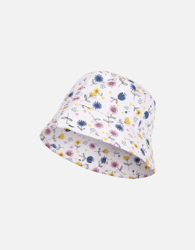 Childrens/Kids Zebdee Floral Bucket Hat