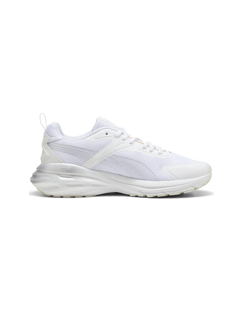 Womens Hypnotic Metallic Shine Trainers - White/metallic