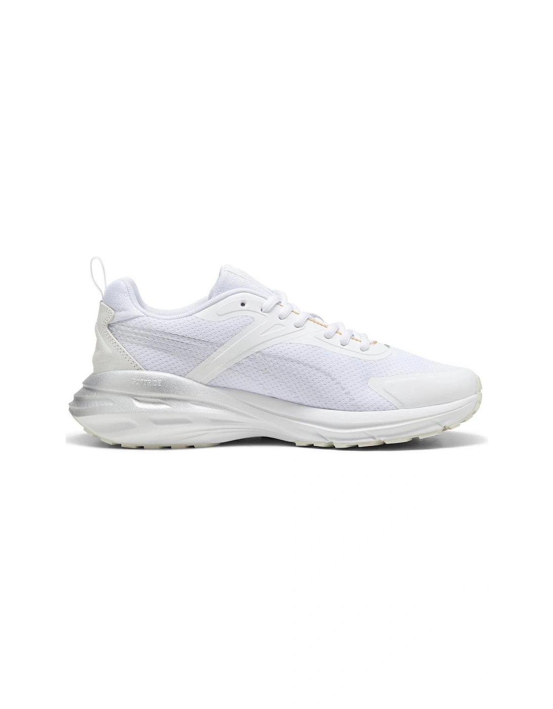 Womens Hypnotic Metallic Shine Trainers - White/metallic