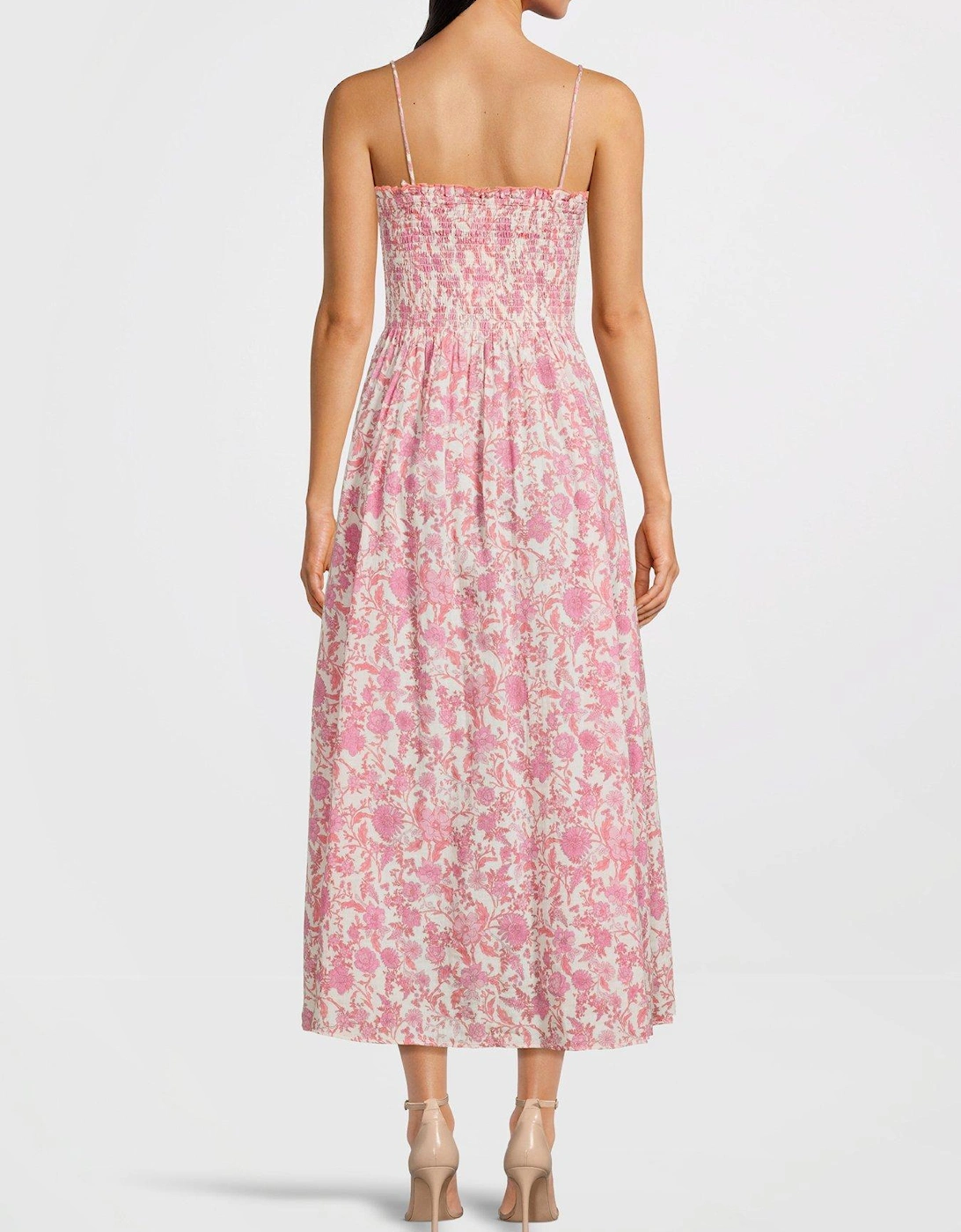 Sweet Nothings Midi Dress - Pink 