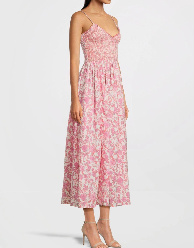 Sweet Nothings Midi Dress - Pink 