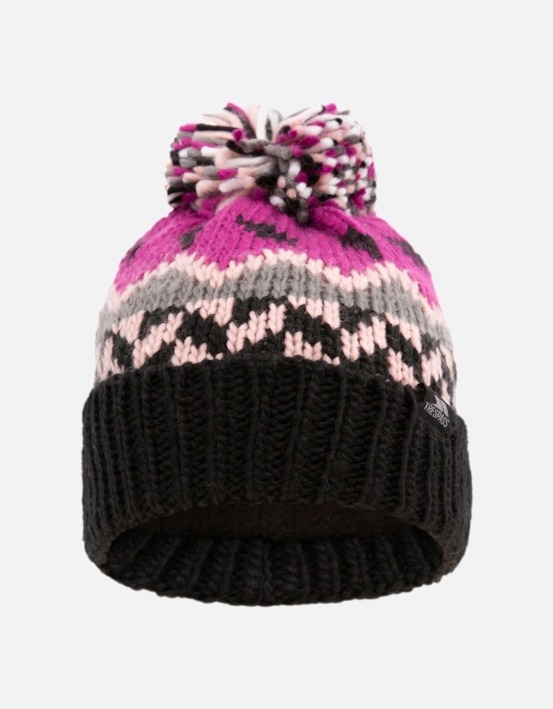 Childrens/Kids Twiglet Chunky Knit Fleece Lined Hat