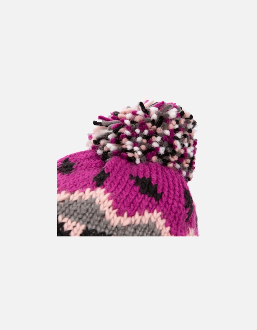 Childrens/Kids Twiglet Chunky Knit Fleece Lined Hat