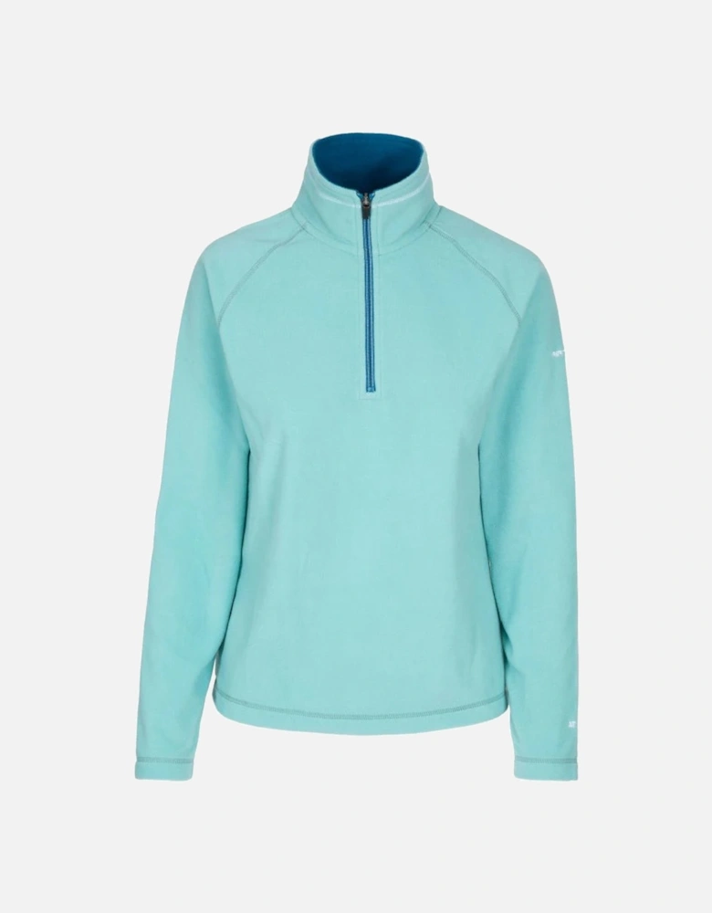 Childrens Girls Sybil Half Zip Microfleece Top