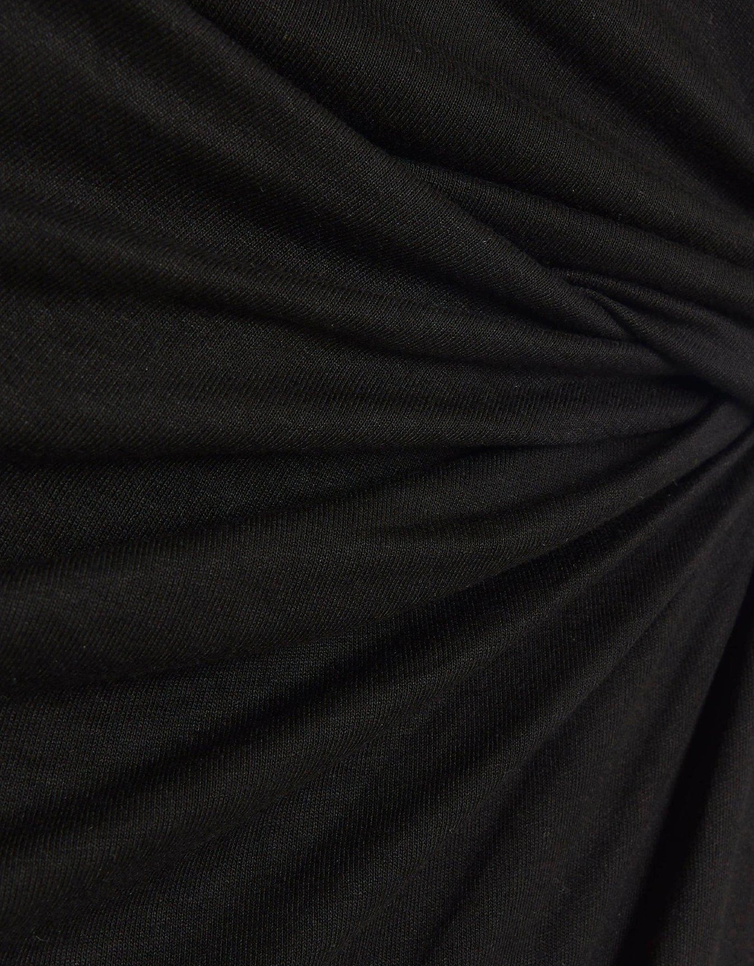 Cowl Back Dress - Black