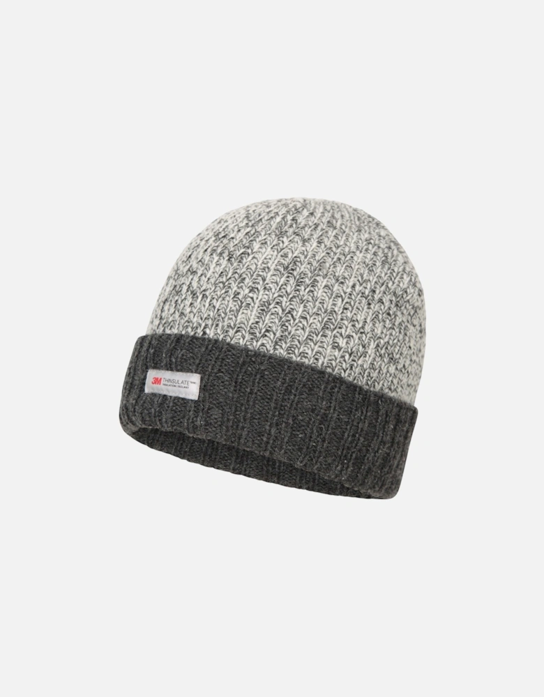 Mens Contrast Knitted Thinsulate Beanie