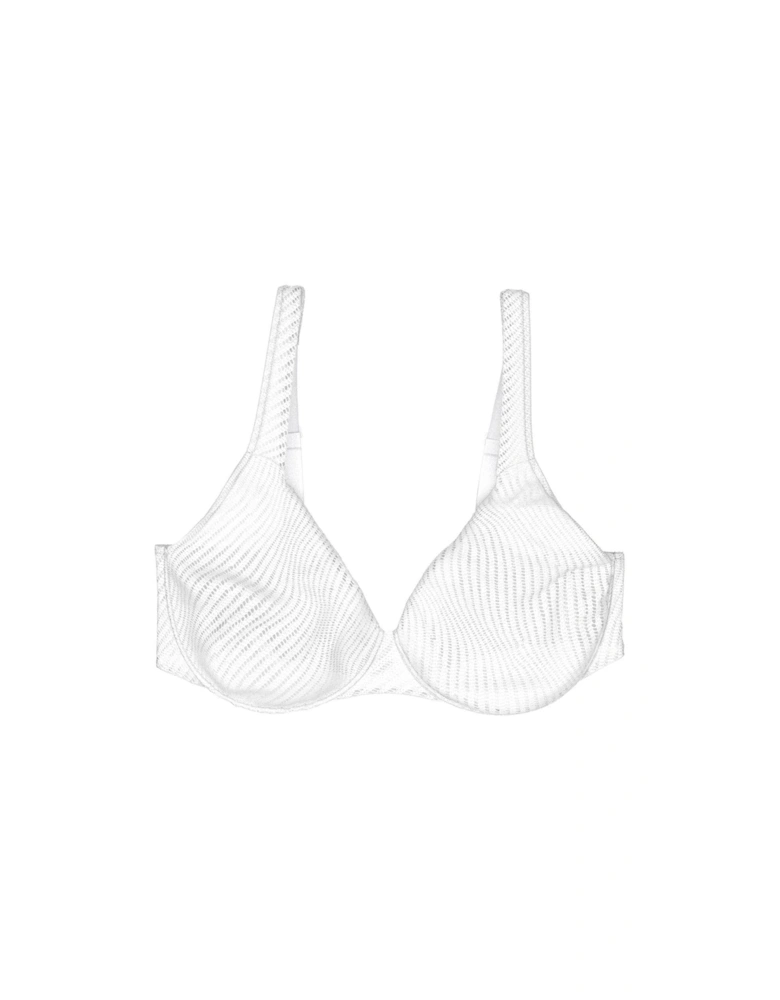 Harmony Spotlight Minimiser Underwired Bra - White 