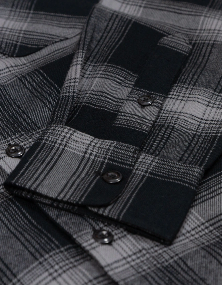 Netastone Flannel Shirt - Black