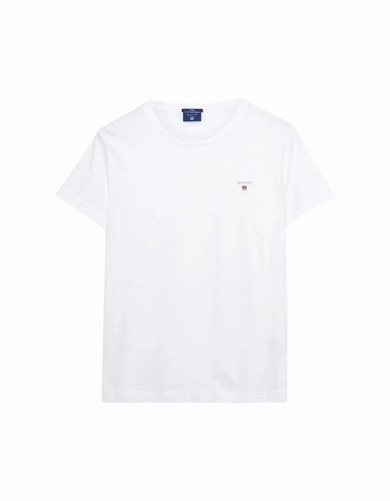 Gant mens regular fit short sleeve shield logo T-shirt