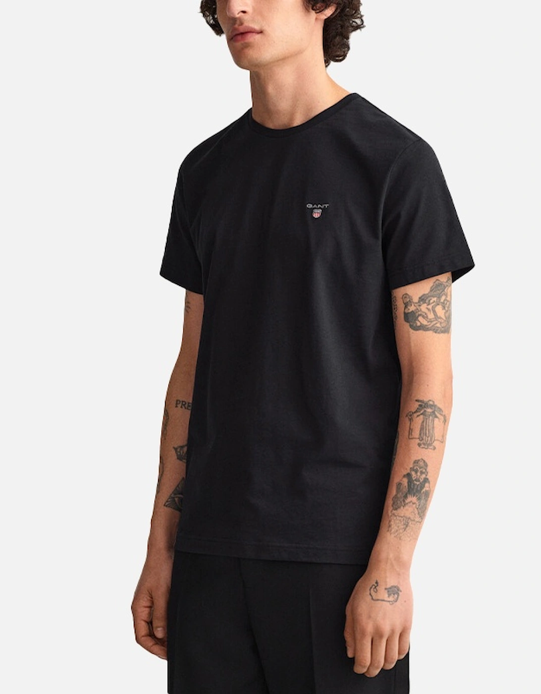 Gant mens regular fit short sleeve shield logo T-shirt, 6 of 5