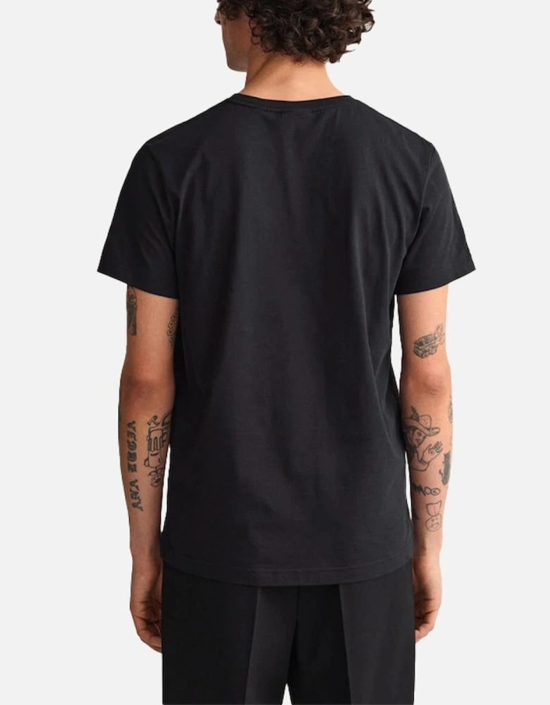 Gant mens regular fit short sleeve shield logo T-shirt