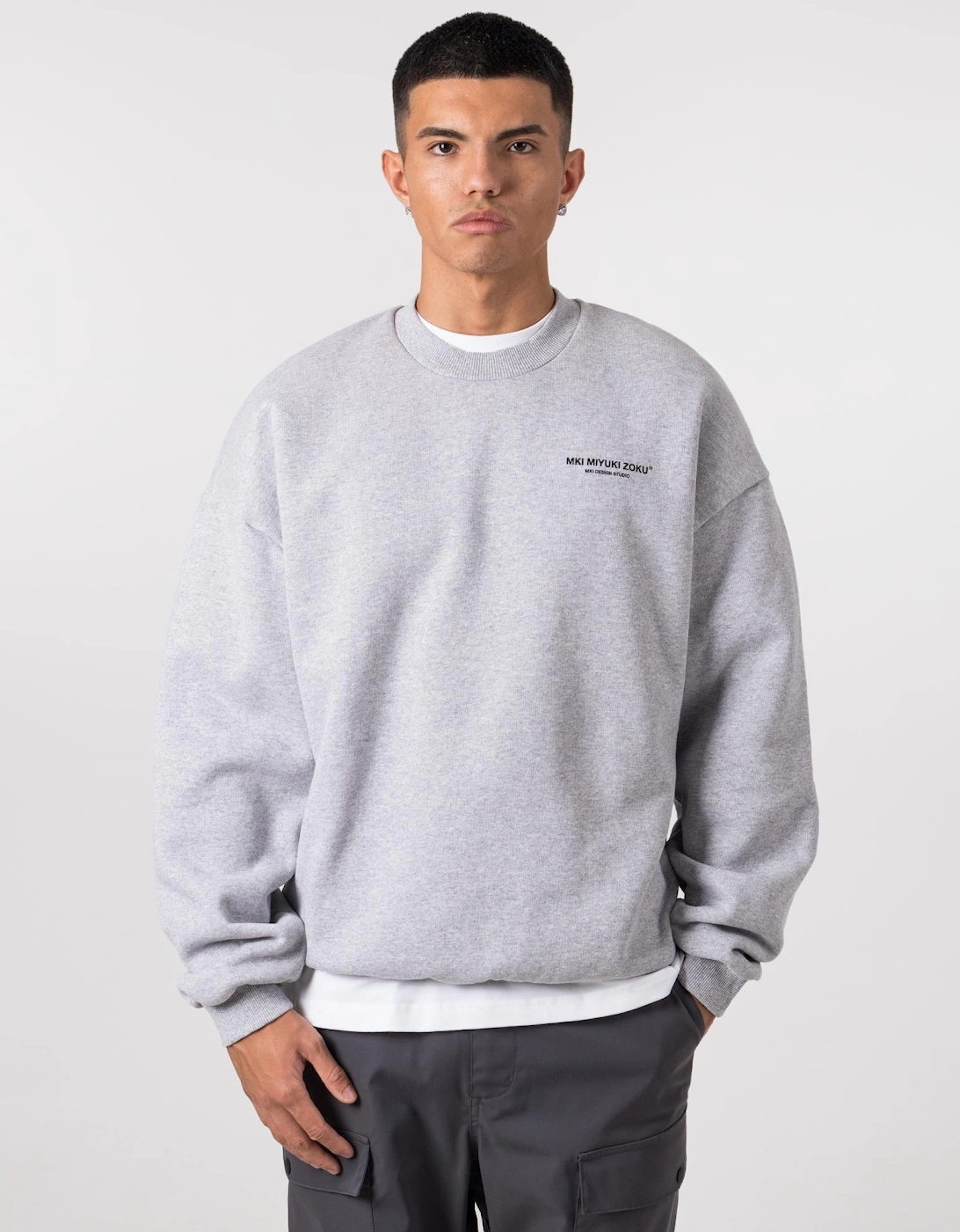 Oversized Fit Design Studio Crewneck Sweatshirt