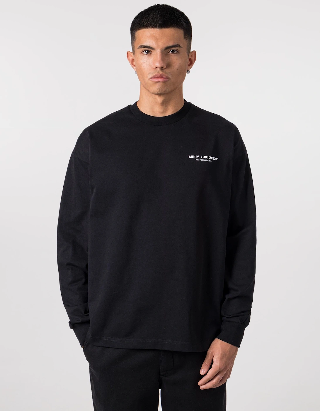 Oversized Fit Long Sleeve Design Studio T-Shirt