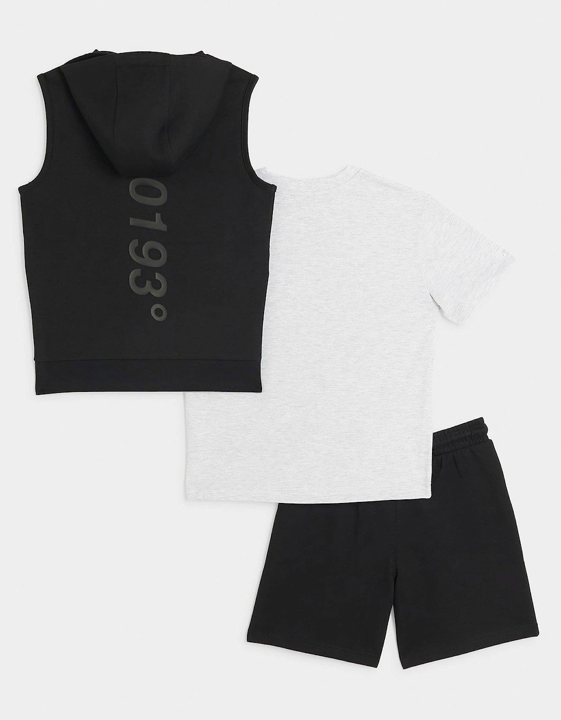Boys Gilet Set - Black