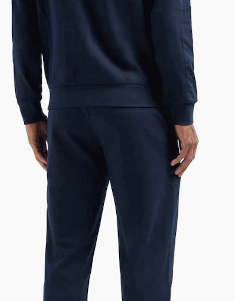 Rear Logo Navy Zip Tracksuit