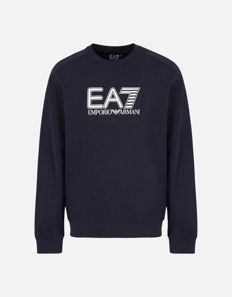 Graphic Logo Navy Sweatshirt