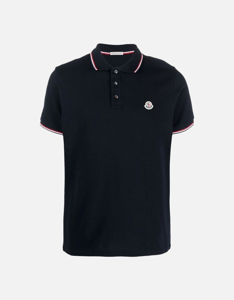 RWB Stripe Polo Navy