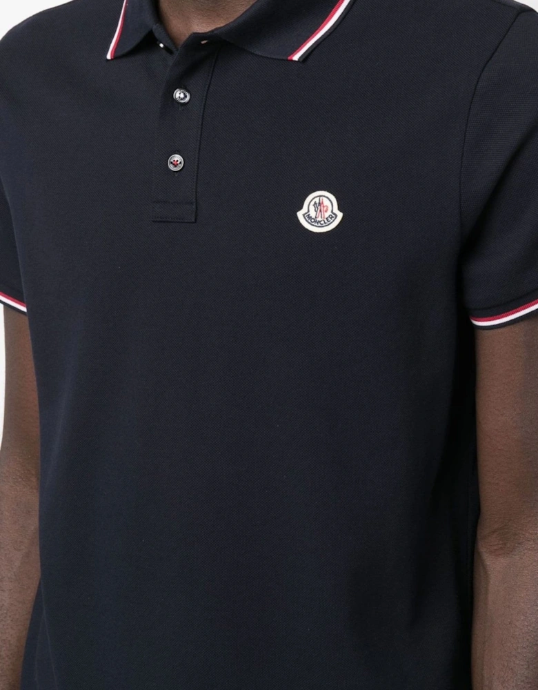 RWB Stripe Polo Navy