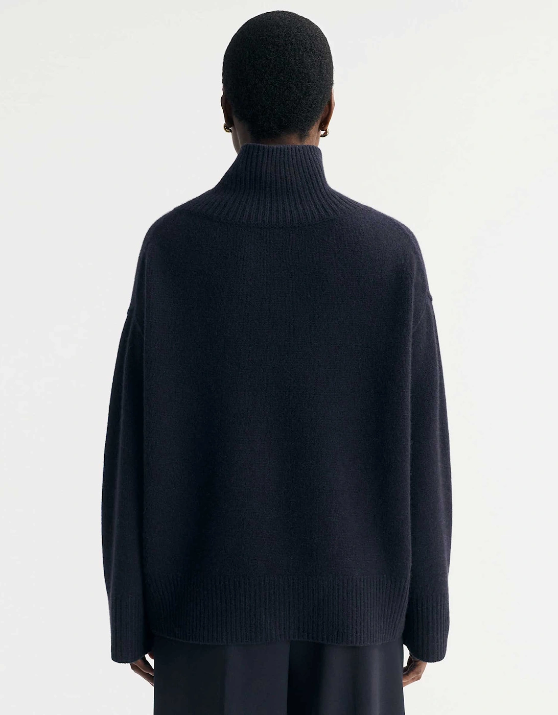 Boyfriend Turtleneck Cashmere Jumper